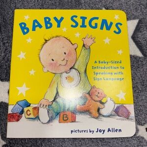 Baby Signs Learning Book speech sign language picture newborn toddler education